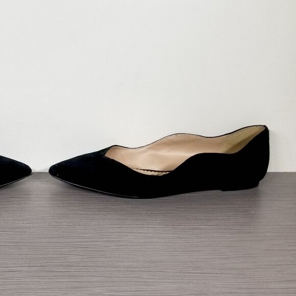 Sam Edelman Riza Flat, Black Suede, Womens Size 9.5 M - Picture 9 of 12